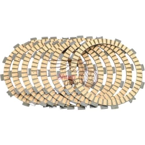 Motorcycle 1 Set 8x Engine Carbon Fibre Clutch Friction Plates Disc For Yamaha BT1100 Bulldog YZ WR 250 450 450F 2T YZ250 WR450F