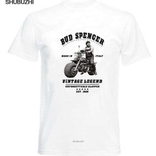 T-Shirt Bud Spencer Vintage Legend Terence Hill Film Tribute Uomo Donna Bambino shubuzhi Fashion MenS Short Sleeve Tee sbz8017