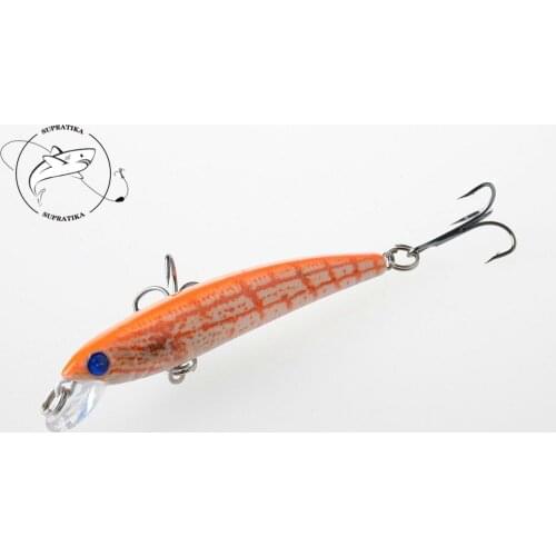 1Pcs Lifelike Minnow Fishing Lure 7.5cm/5.6g Color Painting Artificial Hard Baits Wobblers Crankbait Pesca Isca Swim Bait