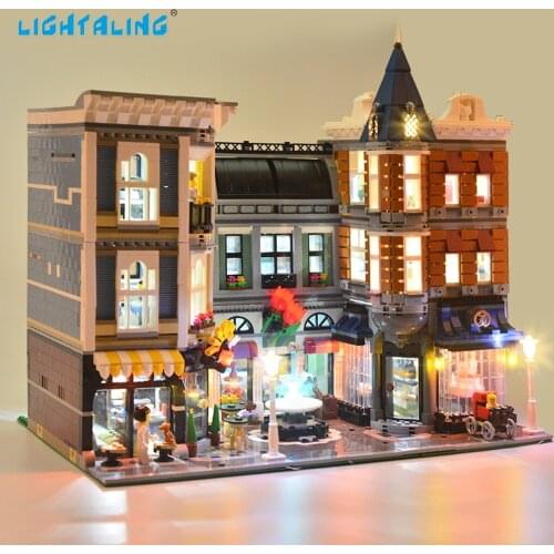 LIGHTALING Led Lighting Kit For 10255 The Assembly Square Compatible With 15019 30019 , (NOT Include The Model)
