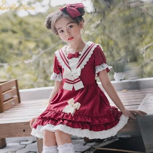 Anime Sweet Lolita Cosplay Costume Girls Christmas Halloween cosplay Dress Holiday Party Dress Blue/red baby Spanish court Dress