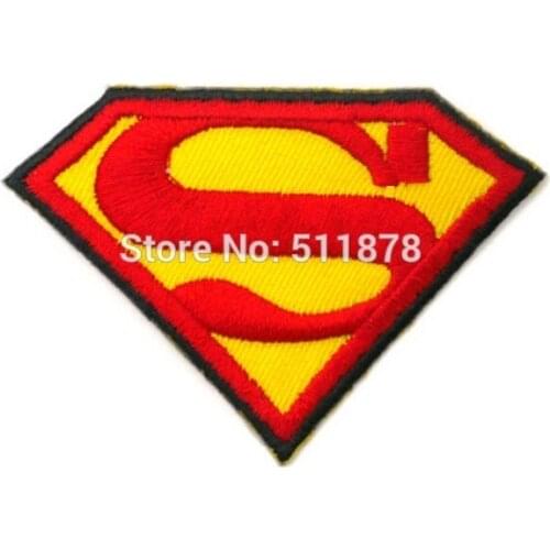 "S" Black Edge LOGO Uniform Movie TV Series Costume Cosplay Embroidered Emblem applique iron on patch