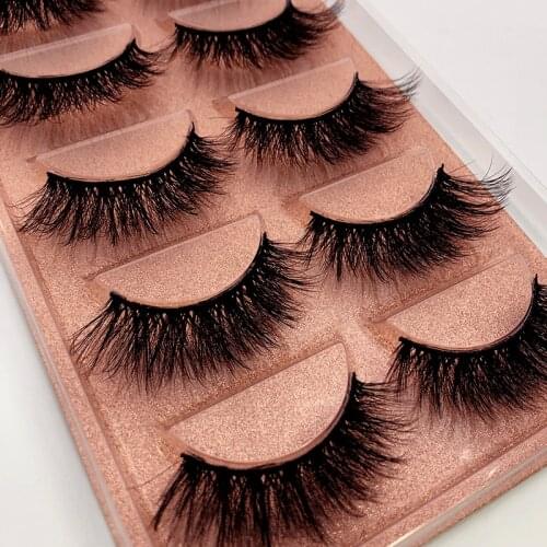 NEW 1box eylashes mink false lashes 5pairs lashes mink eyelashes natrual makeup 3d maquiagem
