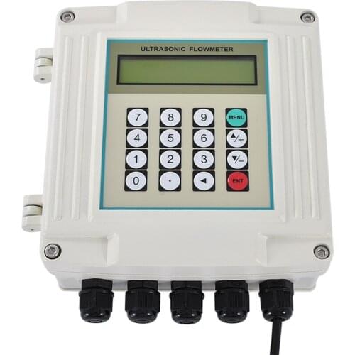 New Arrival TUF-2000SW Ultrasonic Wall Mounted Clamp Flowmeter External Clip-type Ultrasonic Heat Meter With Sensor DN50~DN700mm