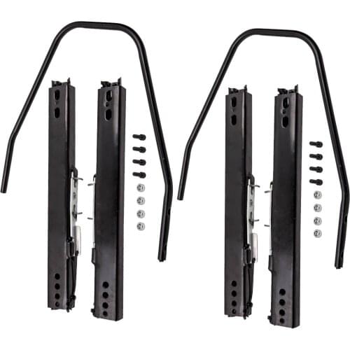 New Steel Racing Bucket Seat Runners Sliders Subframe 270mm 345mm Universi Dual Lock