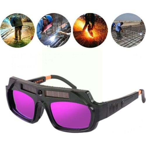 Welders Automatic Darkening Welding Glasses Special Anti-radiation Goggles Glasses Glare Labor Insurance C6Q5