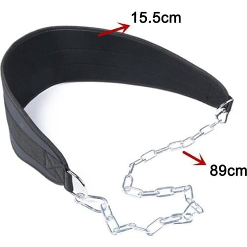 Weight Lifting Dipping Belt Exercise Fitness Gym Bodybuilding Strengthen Trainer