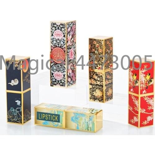 12.1mm 10/30/50pcs Magnetic Buckle Tube Square Empty Lipstick Tube DIY Homemade Material Cosmetics Refillable Container Lipstick