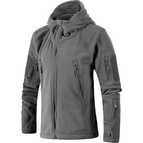 Outdoor Autumn Cold Cardigan Fleece COUPLES Plus-size New Style Sports Casual Hoodie Mens And Womens Polar Fleece Jacket