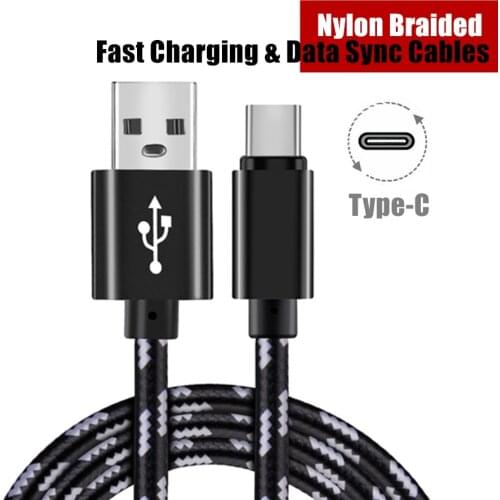 Type C Charger 2m 3M Long USB qucik charger Wire USB C For Xiaomi mi a3 mi9t Samsung Galaxy A5 A7 2017 S8 S9 S10 A40 A70 A80 A90