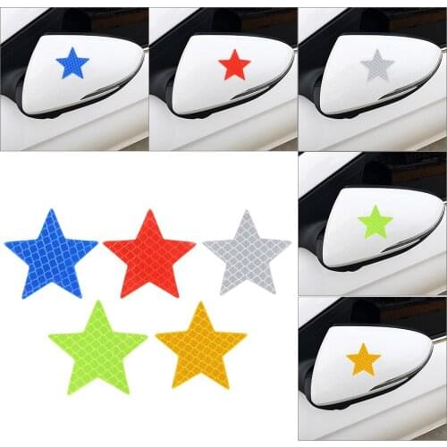 Rear View Mirror Sticker Reflective Car Stickers Rearview Mirrors Decoration
