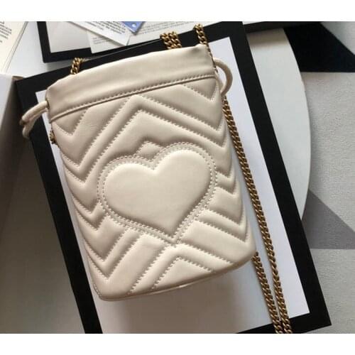 F03003 Fashion Genuine Leather Women Bag Luxury ladies Handbags bucket messenger bags