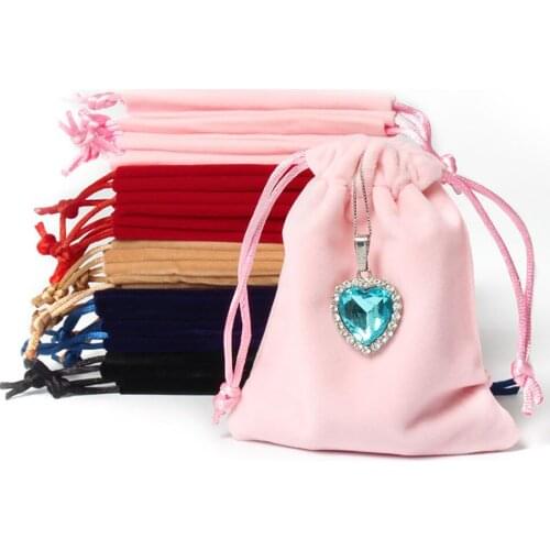 Star Packaging Star Packaging Jewelry Large Middle Small Customized Hot Stamping Logo Jewelry Velvet Bag