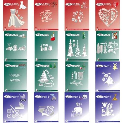 2021 AliliArts Metal Cutting Dies Heart & Animal diy Scrapbooking Photo Album Decorative Embossing PaperCard Crafts Die