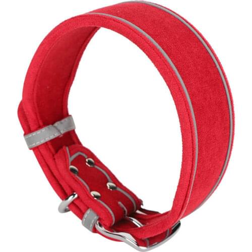 4 Colors Breathable Leather Collar Dog Puppy Collar Decor Size S M L Pets Gifts