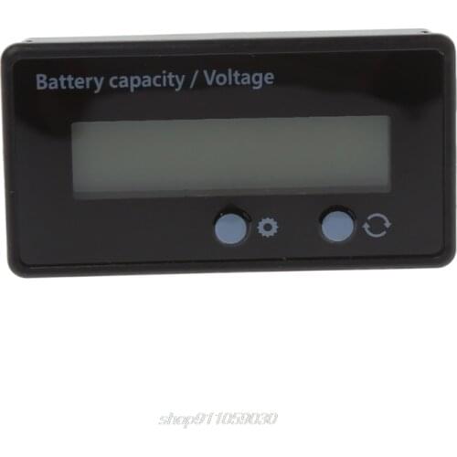 8-70V LCD Acid Lead Lithium Battery Capacity Indicator Voltmeter Voltage Tester A06 21 Dropship