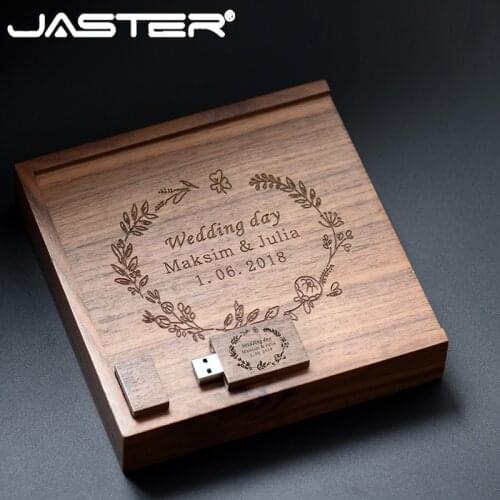 ASTER Wooden big square usb+Box usb flash drive U disk Pendrive 8G 16G 32G 64GB （ 170mm*170mm*35mm）A set of free custom logos