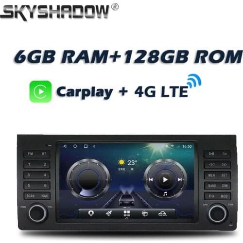 8" IPS Carplay DSP Android 10.0 6GB+128GB 4G LTE Car DVD Player GPS map WIFI Bluetooth 5.0 RDS Radio For BMW M5 E39 Range Rover