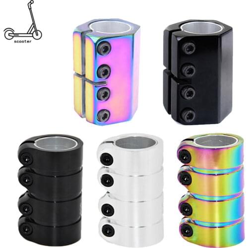 Canniday SCS 4 Bolts Pro Scooter Parts Stunt Scooter Clamp Aluminum Black HIC Kick Replacement Handlebar Accessories for Scooter