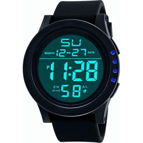 Outdoor Sports Mens Watches Classic Dual Display Digital Watch for Men Waterproof Fashion Male Wristwatches Clock Dropshipping