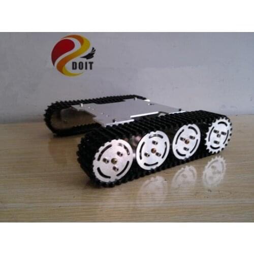 DOIT RC Robot Tank Car Chassis/Tracked Car for Remote Control Robot Parts/ Crawler Robot Electronic Toy with Solid Structure DIY