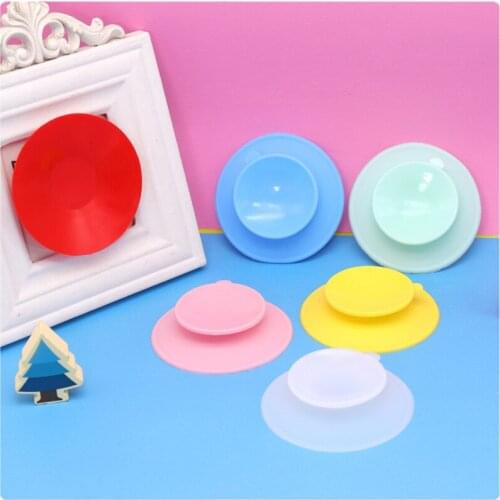 Baby Boys Girls Feeding Toddler Double Sided Suction Cup Mat Tableware Sucker Anti-slip Bowl Dish Bowl Cup Pad Coaster Tools