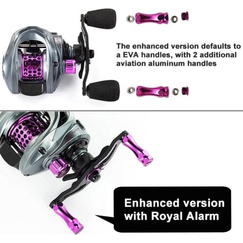 Fishband Power Wind Ultra-Light Carbon Micro-Throwing Baitcasting Reel Anti-Explosion Line Baitcast Fishing Reel Tackle PW100