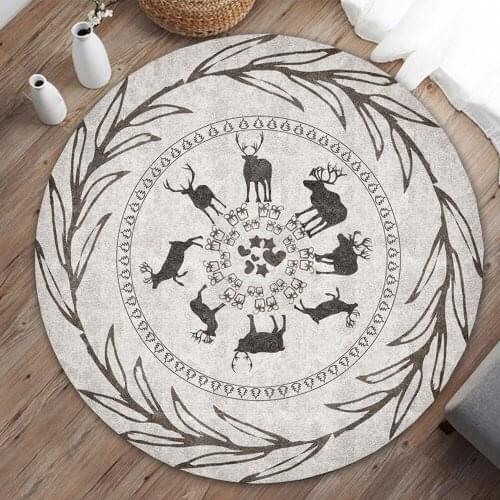 Modern Minimalist Style Patterned Carpet Home Decoration Floor Non-Slip Decorative Kids Room Mat Bedroom Bedside Foot Pad