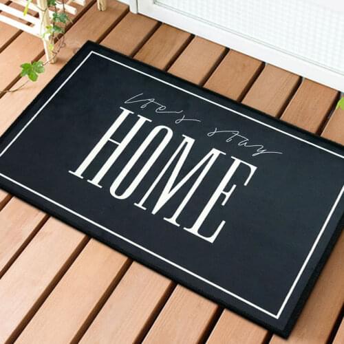 40*60cm Soft Absorbent Bath Mat Black and White Home Bathroom Door Mat Non-slip Bathroom Rug Kitchen Anti-slip Floor Mat