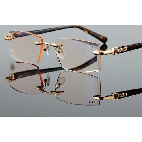 Royal Luxury Men women unisex diamond cutted stylerish commercial dignity special reading glasses+1 +1.5 +2 +2.5 +3