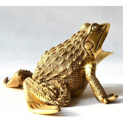 New Pure copper frog furnishing articles spittor prosperous wealth handicraft decoration