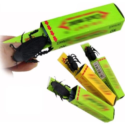 Novelty Joke Chewing Gum Shocking Toy Gadget Prank Trick Gag Gifts Funny Shock Plastick Cockroach Chewing Gum Farce Blague