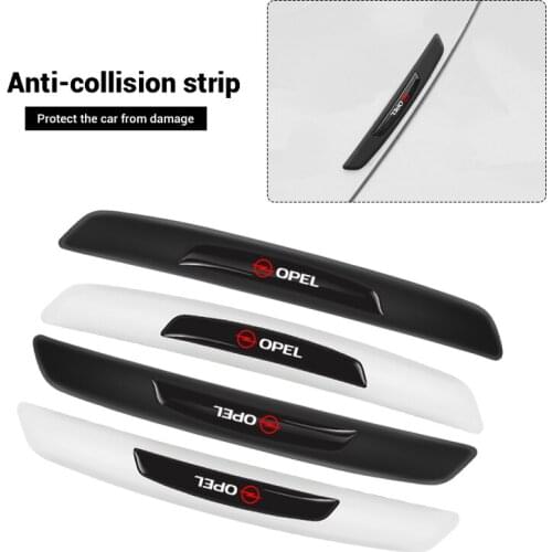 4Pcs Car Anti-Collision Strip Car Door Anti-Scratch Protector Stickers For Opel Astra Insignia Corsa Vectra Zafira OPC Mokka