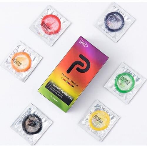 Parry Condoms Ultra-thin And Durable 12pcs Condom Version High Quality Natural Latex Condom Male Color Condom