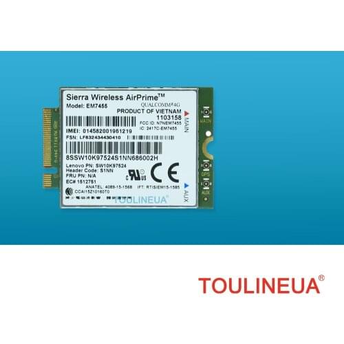 EM7455 FRU Gobi6000 FDD TDD LTE 4G WWAN Network Card for Lenovo T460s L460 L560 T460 T460p X270 Yoga 260 P40 P50 P70