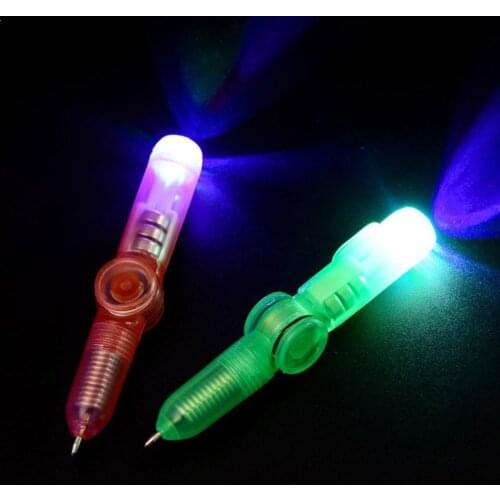 LED Pen Ball Fidget Spinner Hand Top Glow Stress Gift Dark Kids Light School Relief Fidget In Toy Toys Spinner EDC A9L1