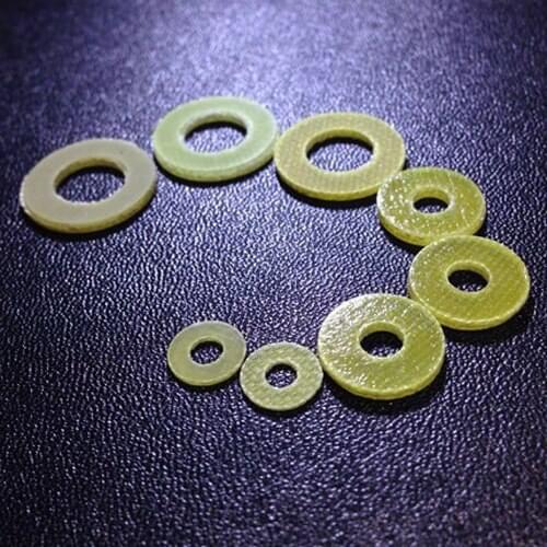 10/20Pcs M8 M10 M12 M16 High Temperature Resistant Meson Epoxy Pad Insulation Washers Insulating Bakelite Flat Gasket 12-30mm OD