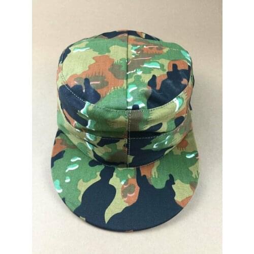 Tomwang2012. WW2 GERMAN ARMY LEIBERMUSTER CAMO FIELD HAT MILITARY CAMOUFLAGE CAP IN SIZES COLLECTION WAR REENACTMENTS