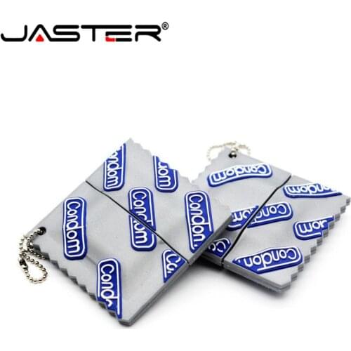 JASTER usb flash drive pen drive 32gb 64GB pendrive cartoon condom 4gb 8gb 16gb memory stick u disk flash card gift