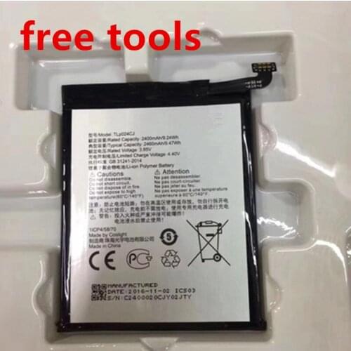 High quality TLP024C1/TLP024CJ/TLP024CC battery 2400mAh For Alcatel A3 OT-5046/Shine Lite OT-5080 5080X OT-5046D OT-5046Y 5046D
