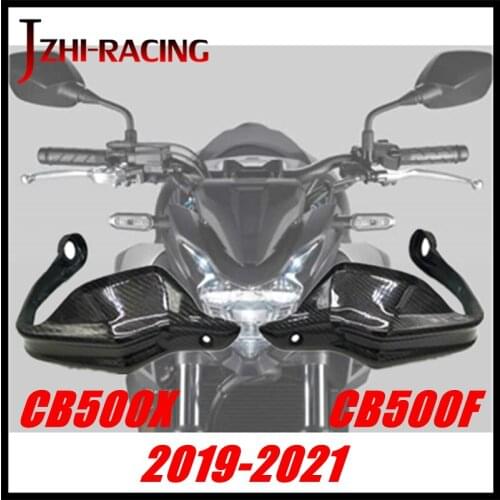 FOR HONDA CB500X CB500F 2019-2021 Motorcycle Accessories Carbon Fiber Handlebar Guard Hand Protector
