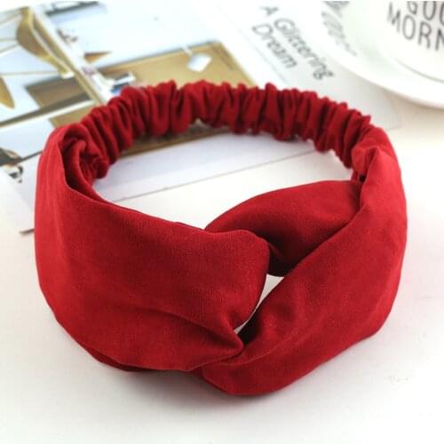 2020 Lady Headdress Plaid Bow Headband Turban Elastic Headwear Head Wrap Women Accessories For Women Hair Bands