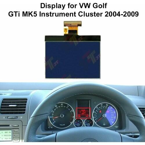 Dashboard LCD Display for VW Golf GTi MK5 Instrument Cluster 2004-2009