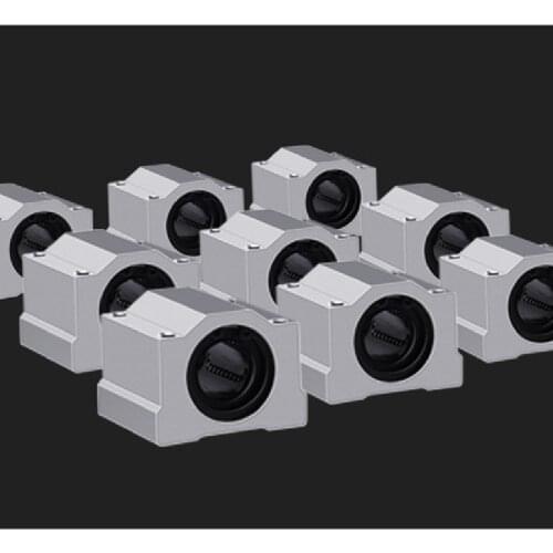 1pc SCS 6/8/10/12/13/16/20/25/30 UU Linear motion ball slide units Linear Ball Bearing Block CNC Router 3D printer parts
