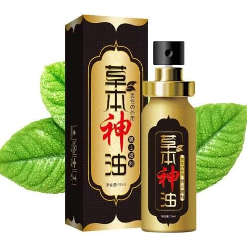 10ml Poweful Plant extracts Sex Delay Spray Products Male Sex Spray for Penis Men Prevent Premature Ejaculation Adult products