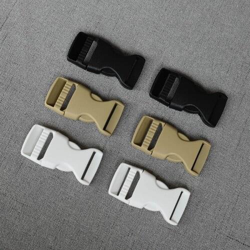 10 Pcs/Lot 20mm 25 mm Plastic Release Buckle Strap For Bag Dog Collar Necklace Bracelet Paracord Sewing Accessory
