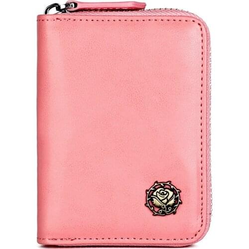 2021 Zipper Cowhide Womens wallet Square Small Woman coin purse Fashion Leather Coin wallet women New Solid Card monedero