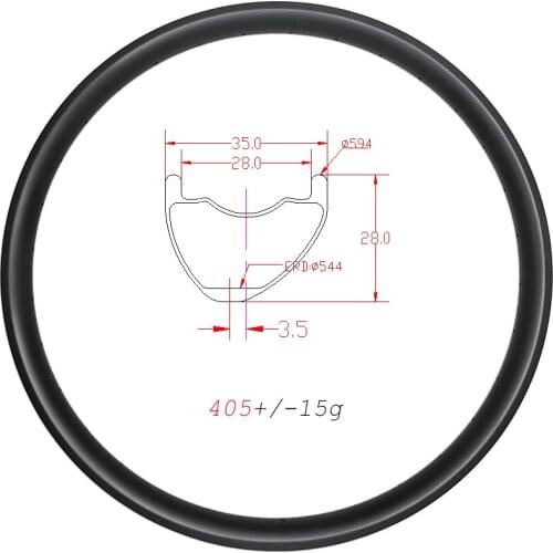 650B MTB XC 35mm wide carbon rims clincher tubeless disc 28mm deep 27.5er cross counry carbon wheels 24H 28H 32H 36H UD 3K 12K