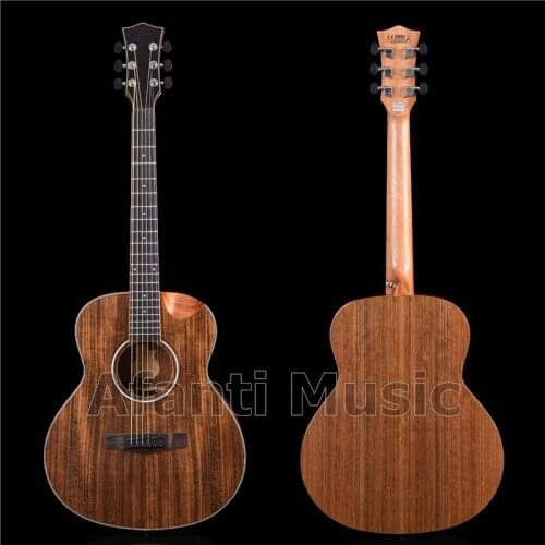 36 Inch All Walnut Wood Acoustic Guitar of Afanti Music (AAG-1603-S)