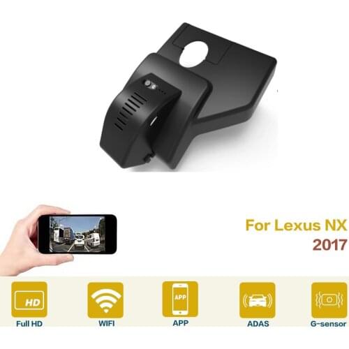 Car DVR 24H Dash Cam Video Recorder WIFI Full HD High Quality Night Vision For Lexus NX 2017